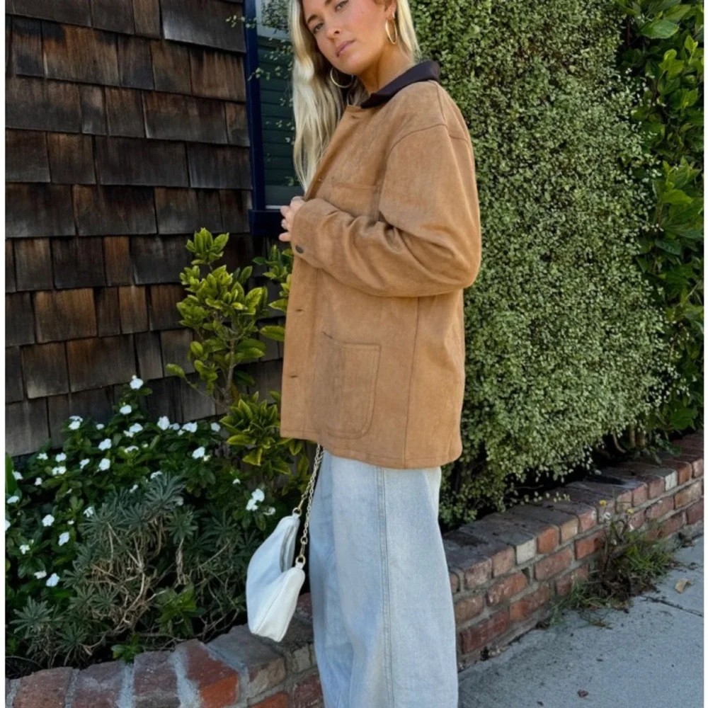 Faux Suede Barn Jacket - Small - Picture 5 of 8